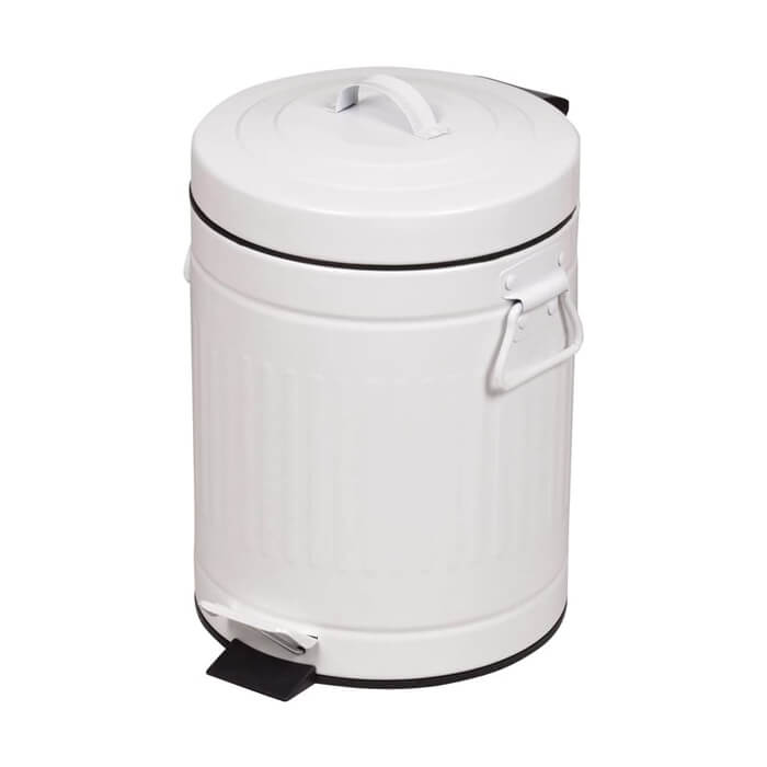 For Separated Refuse - パール金属 クラウス ペダルペール5L WH HB-2217 ゴミ箱 ダストボックス