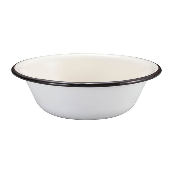 パール金属 ホーロー ボウル16cm ホワイト UH-0513 琺瑯 ほうろう 食器