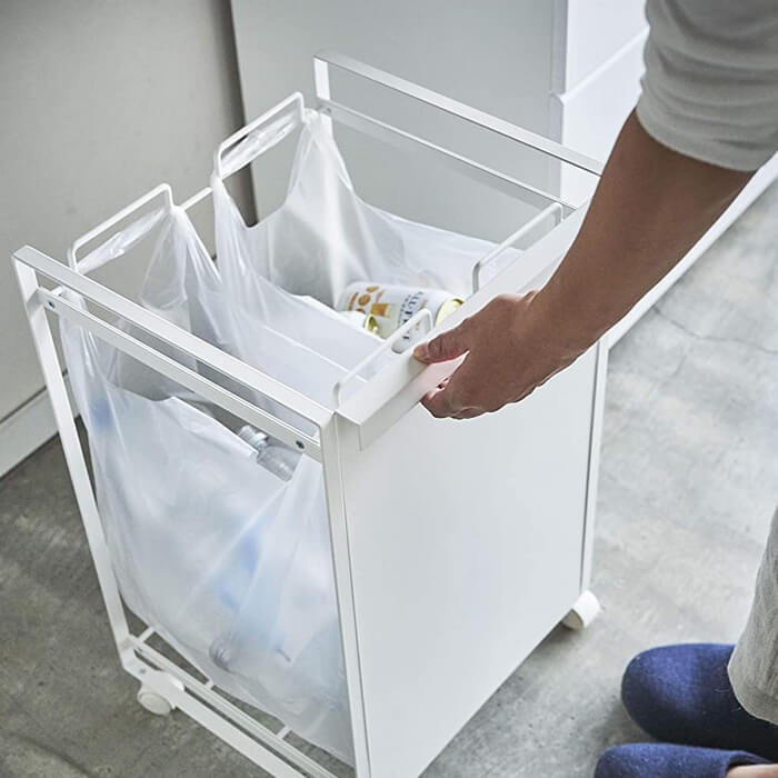 山崎実業目隠し分別ダストTOWER...