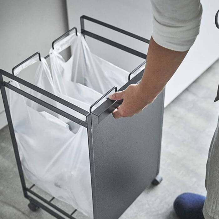 山崎実業目隠し分別ダストTOWER...