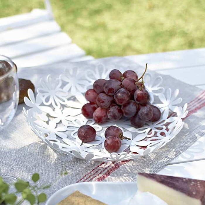 山崎実業 フラワーバスケット W 6973 ホワイト YAMAZAKI