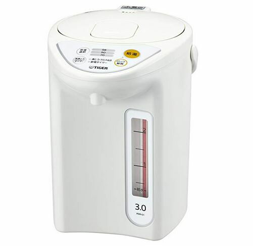 タイガー 魔法瓶 マイコン 電気 ポット 3L ホワイト PDR-G301-W Tiger