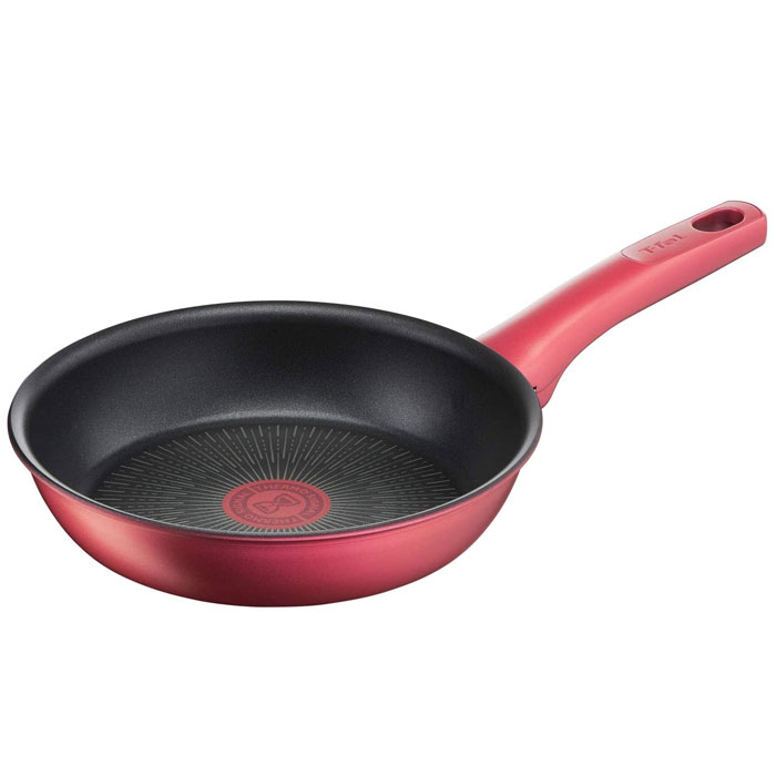 ティファール T-FAL IH ルージュ・アンリミテッド フライパン 20cm G26202 レッド