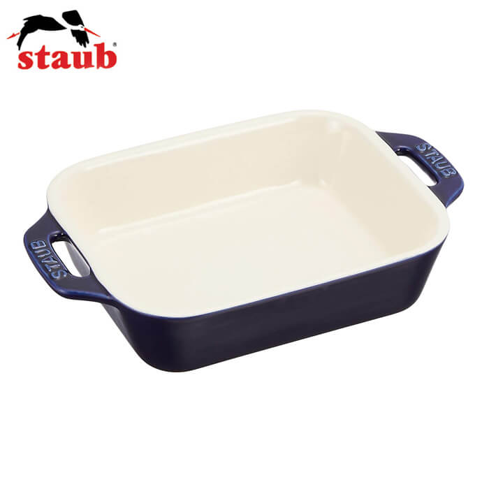 ストウブ Staub レクタンギュラーディッシュ14 40508-583 ブルーのサムネイル