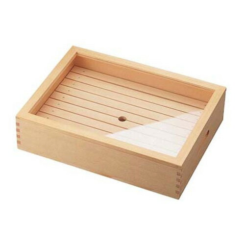 木製 ネタ箱 目皿・アクリル蓋付 大【大】