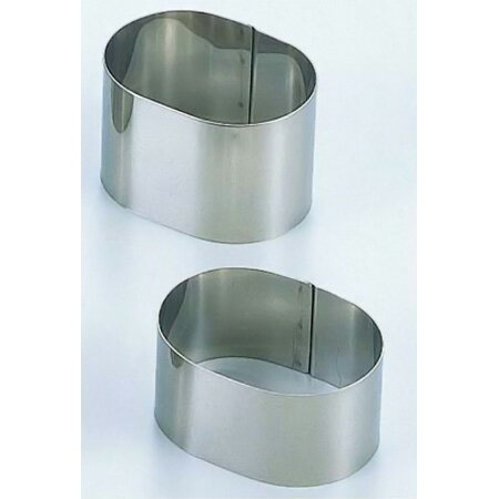 SA 18-0 セルクルリング 小判型 （板厚0.5mm・スポット熔接） 60×40×H30mm