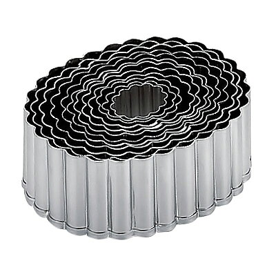 SA 18-0 パテ抜 小判菊 No.8【No.8】