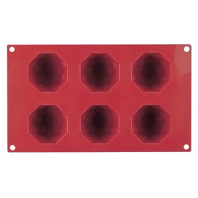 マルテラート フレキシブルノンスティックモルド Lダイヤ型 6ヶ取 SF049（SF049）【 アドキッチン 】