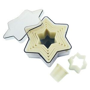 デバイヤー 樹脂製パテ抜 六ッ星 7PCSセット 4304.50（4304.5）【 アドキッチン 】