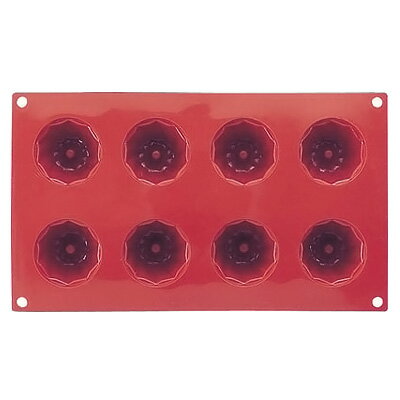 マルテラート フレキシブルノンスティックモルド 55 スモールクーグロフ 8ヶ取 SF057（SF057）【 アドキッチン 】