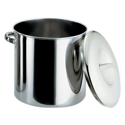 エコクリーン 18-8 内蓋式キッチンポット （本体内面ゼロクリア加工） 20cm （手付）【20cm】