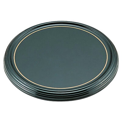 陶器風メラミン製 ケーキトレー丸型 （金線入） CT-2300-KS（CT-2300-KS）【 アドキッチン 】