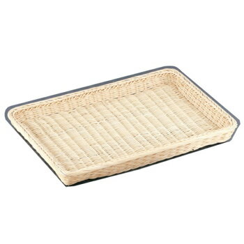 籐 浅型パンカゴ 42号 白 16-732W（16-732W）【白】