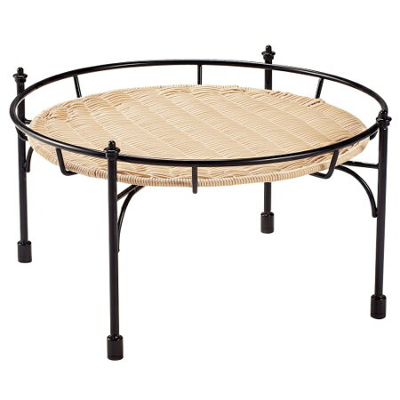 プリート 積み重ねスタンド丸 ナチュラル DS514 高 25-NA（25-NA）【ナチュラル】