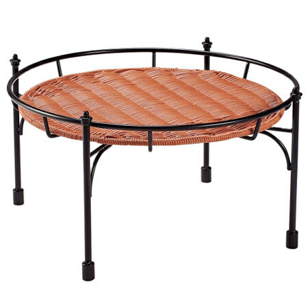 プリート 積み重ねスタンド丸 ブラウン DS514 高 25-BR（25-BR）【ブラウン】