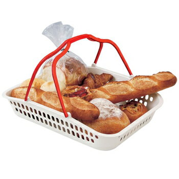 セルフバスケット 中深型 YK-1000-V レッド（YK-1000-V）【レッド】