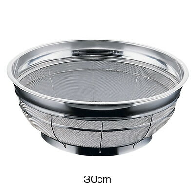 18-8 浅型ざる 30cm【30cm】