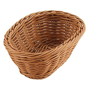 PP 小判型バスケット ブラウン 18型 OV-104-BR（OV-104-BR）【18型】