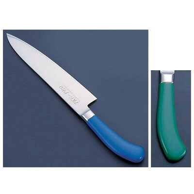 TKG PRO（プロ） 業務用 抗菌カラー庖丁 牛刀（両刃） 18cm グリーン【グリーン】