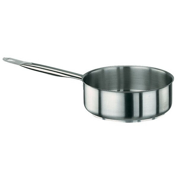 パデルノ 18-10 片手浅型鍋 （蓋無） 1008-16（1008-16）【16cm】
