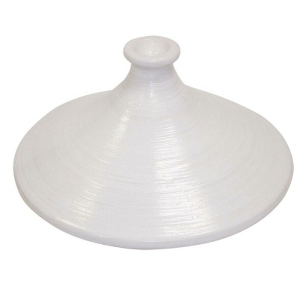 ブローディア タジン蓋 白 19cm用【19cm用/白】