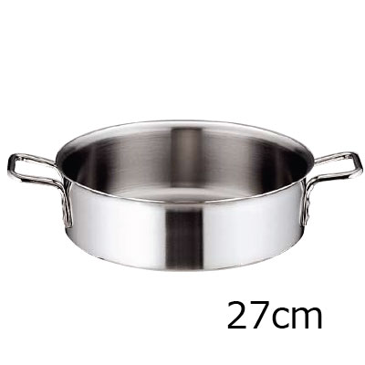 サイズ：　（内径）27cm　（外径）290mm×（深さ）90mm容量：5.0L質量：1.7kg板厚：2.0mm底径：240mm　 【 食器 洋食器 ブランド食器 北欧 収納 おしゃれ お洒落 シンプル 】 ■メーカー希望小売価格はメーカーカタログに基づいて掲載しています