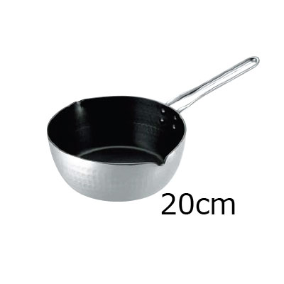 TKG 共柄厚板IH アルミテフロン雪平鍋　20cm【 アドキッチン 】