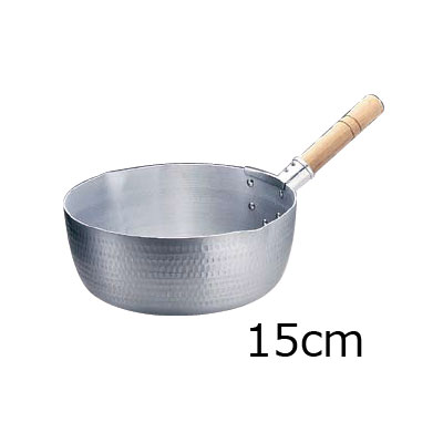 SA アルミ雪平鍋 （両口）　15cm【 アドキッチン 】