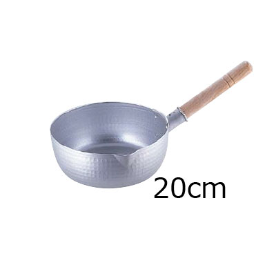 ホクア　アルミ打出雪平鍋　20cm　（目盛付）【 アドキッチン 】