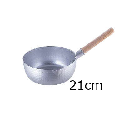 ホクア　アルミ打出雪平鍋　21cm　（目盛付）【 アドキッチン 】