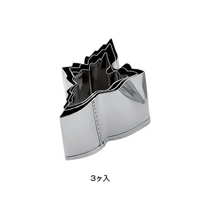 SA 18-8 本職用厚口抜型 鶴 （3ヶ入）【 アドキッチン 】