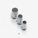 SA 18-8 ツバ付抜型 菊 小 【小】