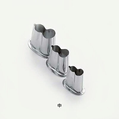 SA 18-8 ツバ付抜型 ひねり瓢箪 中 【中】