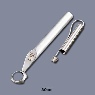 ジャクセン 18-8 野菜抜細工用 2用球クリ 30mm （内掘刃付） 【30mm】