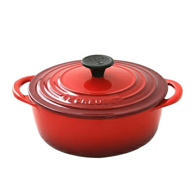 ル・クルーゼ ( LE CREUSET ルクルーゼ ) ココット・ビス ロンド 22cm 【C レッド】【日本正規販売品】