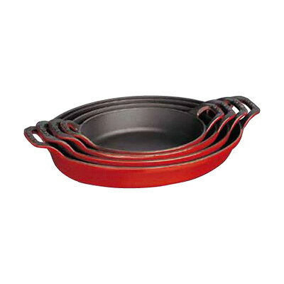 ストウブ ( staub ) オーバルスタッカブルディッシュ 24cm 40509-897 【チェリ】