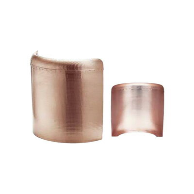 銅 フード付天ぷら鍋ガード（槌目入り） 40cm【 アドキッチン 】