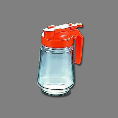 ガラス製 焼肉タレ入 350cc 【オレンジ】