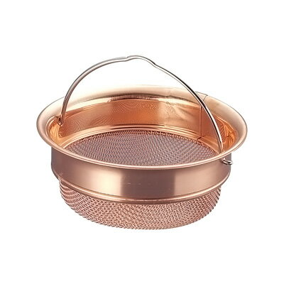 銅 排水口バスケット 浅型 直径134×H53mm