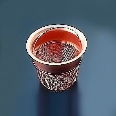 銅製・排水口用ネット（クリージー） 直径132×H110mm