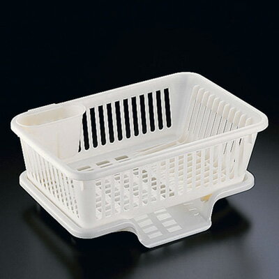 皿立て水切りかごタテ型スリムタイプ No.3（箸立て付）450×235×H175mm【 アドキッチン 】