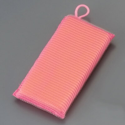 ストロング タフネットスポンジ （5個入） 160×85mm 【ピンク】