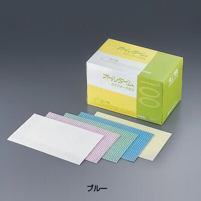 オールタイム カウンタークロス100枚入 FT-103 【ブルー】
