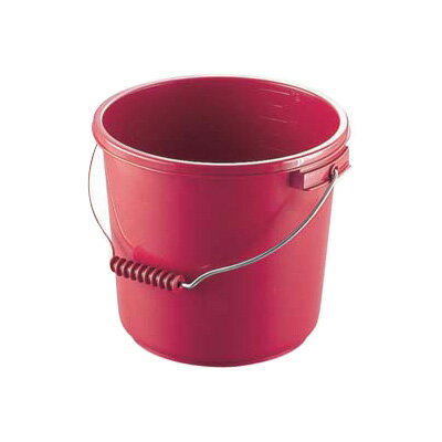 ポリプロバケツ PO-13A 直径290×H265mm 【レッド】