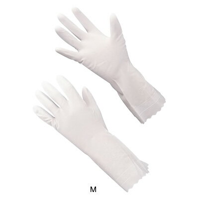 ショーワ ビニトップ 薄手手袋 No.130 M 全長30cm 【ホワイト】