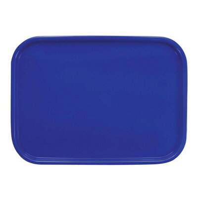 カラーコレクショントレー 角（ノンスリップ加工） M 360×265×H17mm 【マリンブルー】