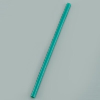 タピオカストロー ストレート裸 （130本箱入）No.611 直径12×210mm 【緑】