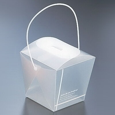 フードペール（20枚入）KS6500 80×80×H95mm 【ホワイトクロス】