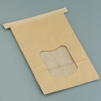 クラフト窓付きティンタイ袋（ワイヤー付） L（400枚入）【 アドキッチン 】