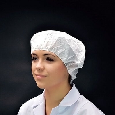 帯電帽（50枚入） 66050 W フリーサイズ 【ホワイト】